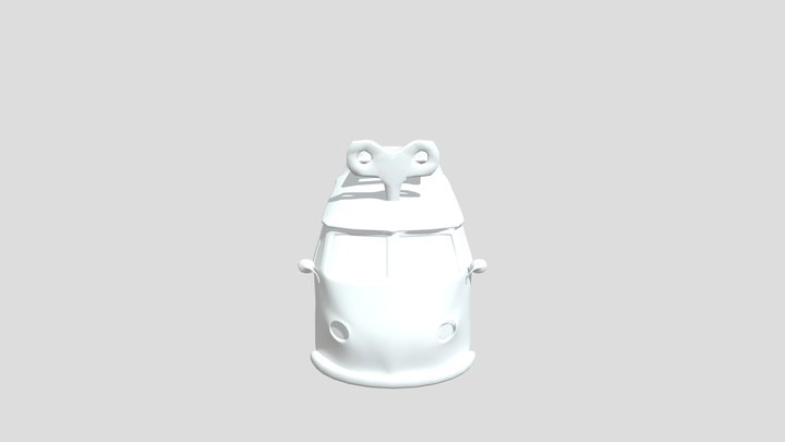 Toy Fire Engine Volkswagen 3D Model