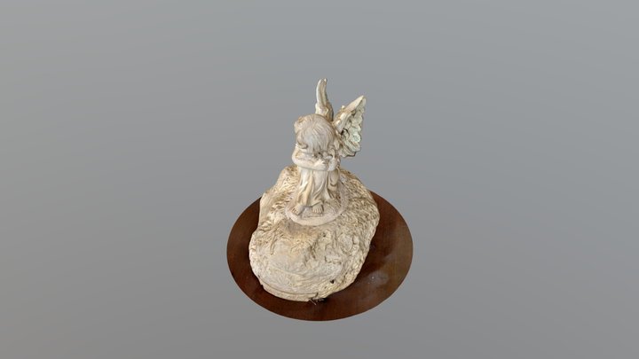 Front Yard Angel 3D Model