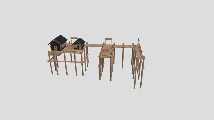 The Gorilla Tag Beach Dock – Gratis 3D-model STL