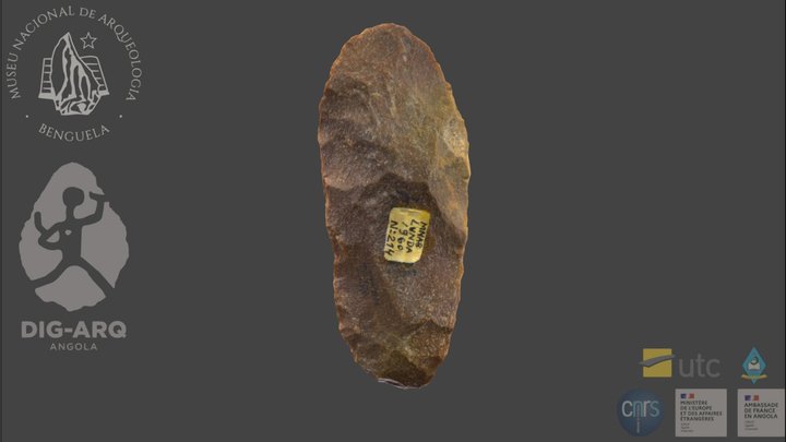 Core-axe, Lunda-Norte, Angola 3D Model