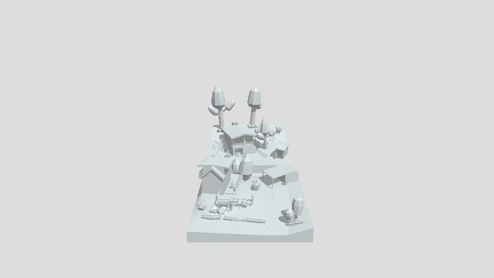 DAE Blockout - Forest Loner 3D Model