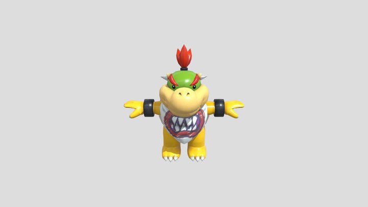 Bowser Jr. (Rigged) 3D Model