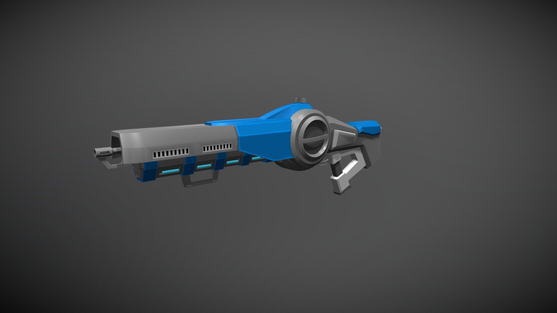 Sci-fi toon assault rifle - 3D model by Gnemegorl [7ee836f] - Sketchfab