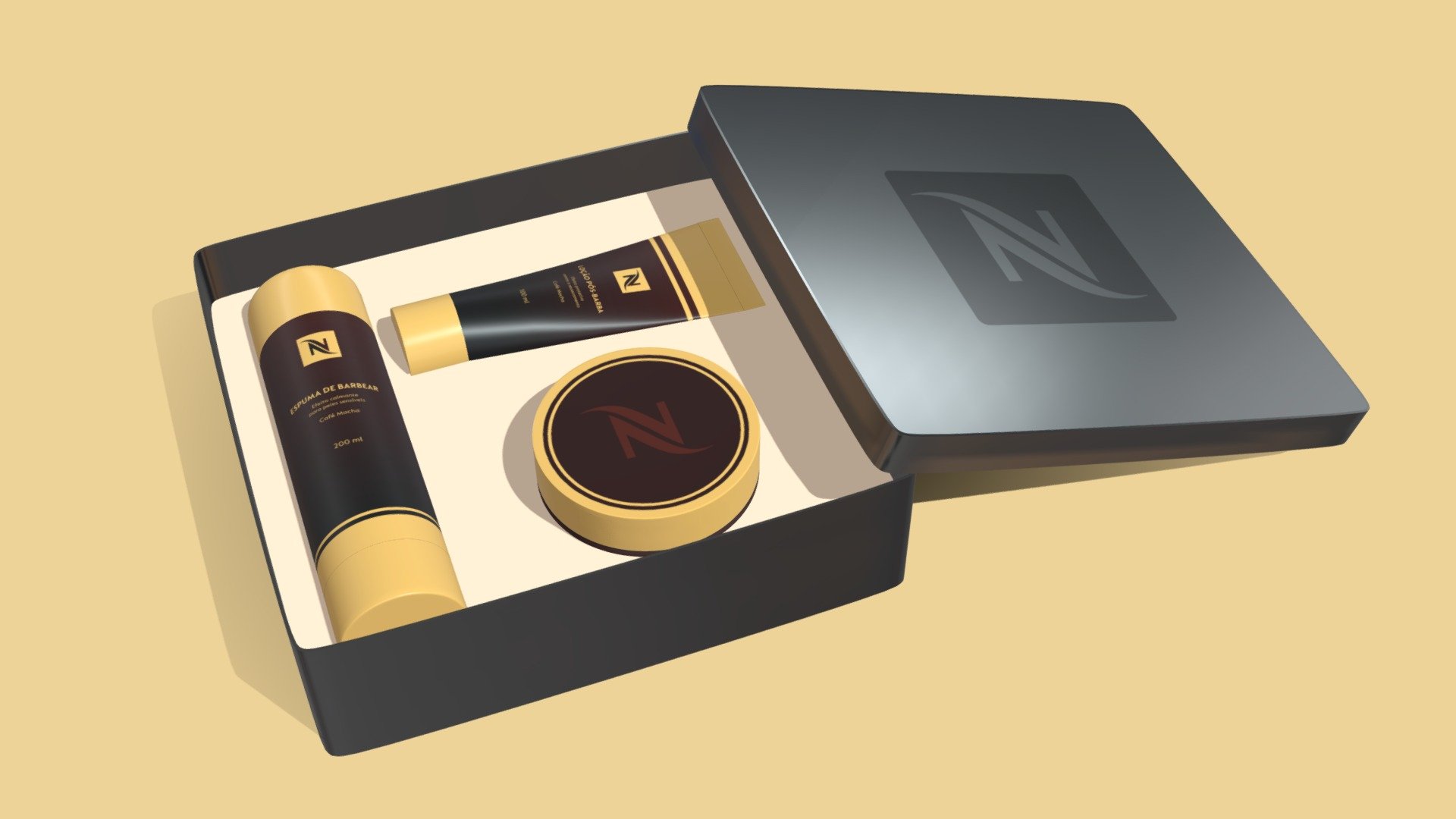 Kit Masculino Nespresso 3D model by CarlosToste [7ee9634] Sketchfab