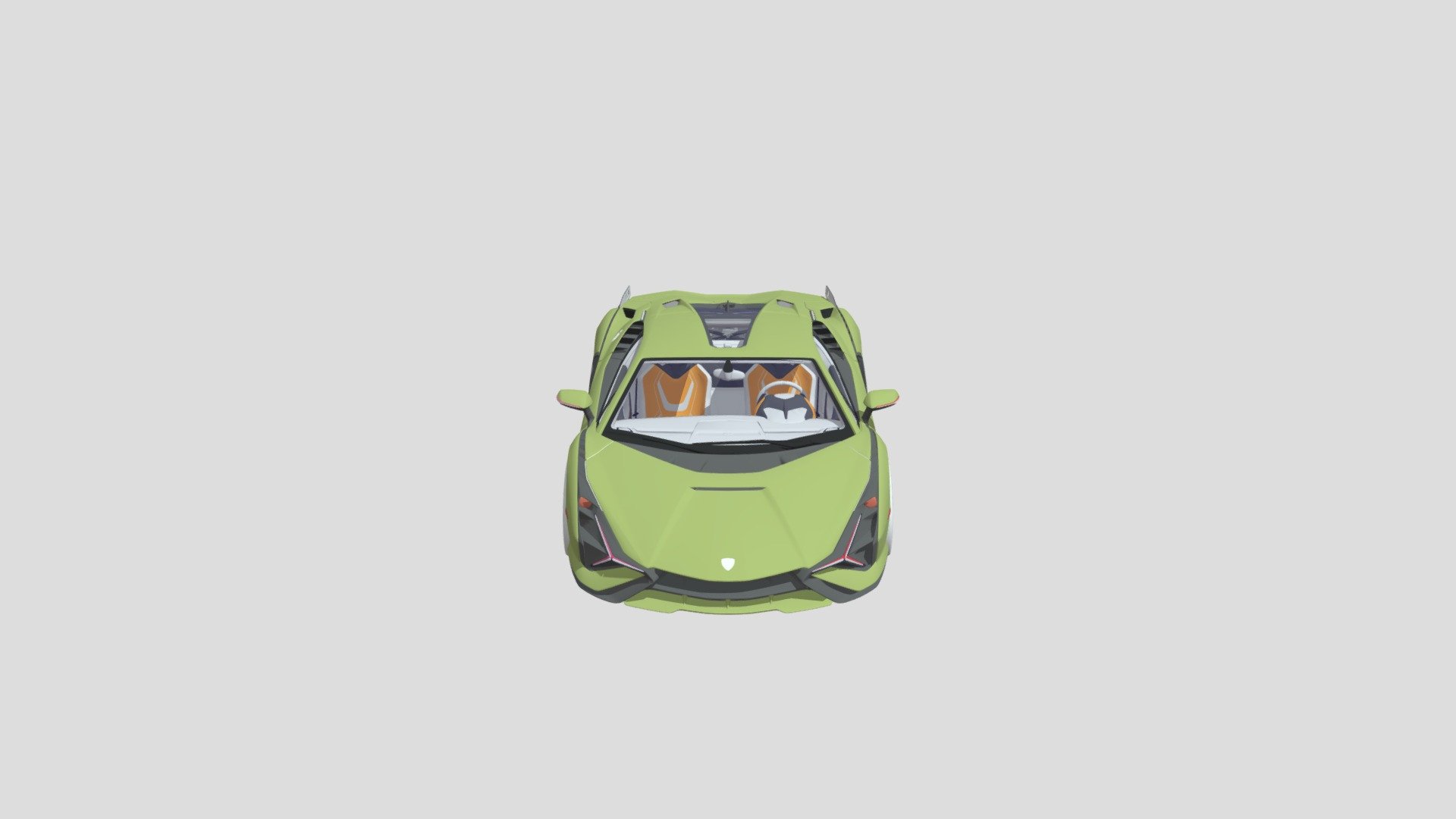 Lamborgini Sian FKP 37 With (Interior)