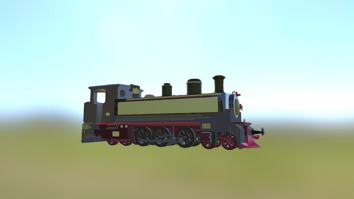 Train 1-3-1  no. 81. 3D Model