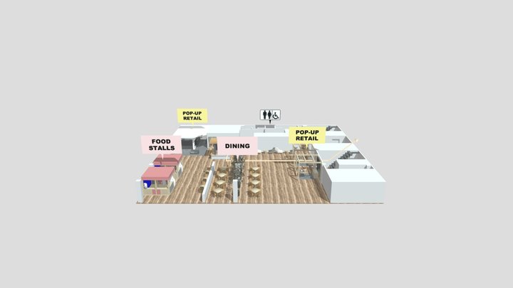 New Working Community: Retail 3D Model