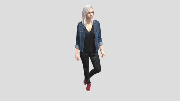 Casual Denim Chic – Modello 3D gratuito STL