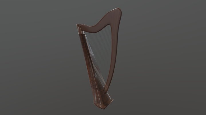 Harp 3D Model