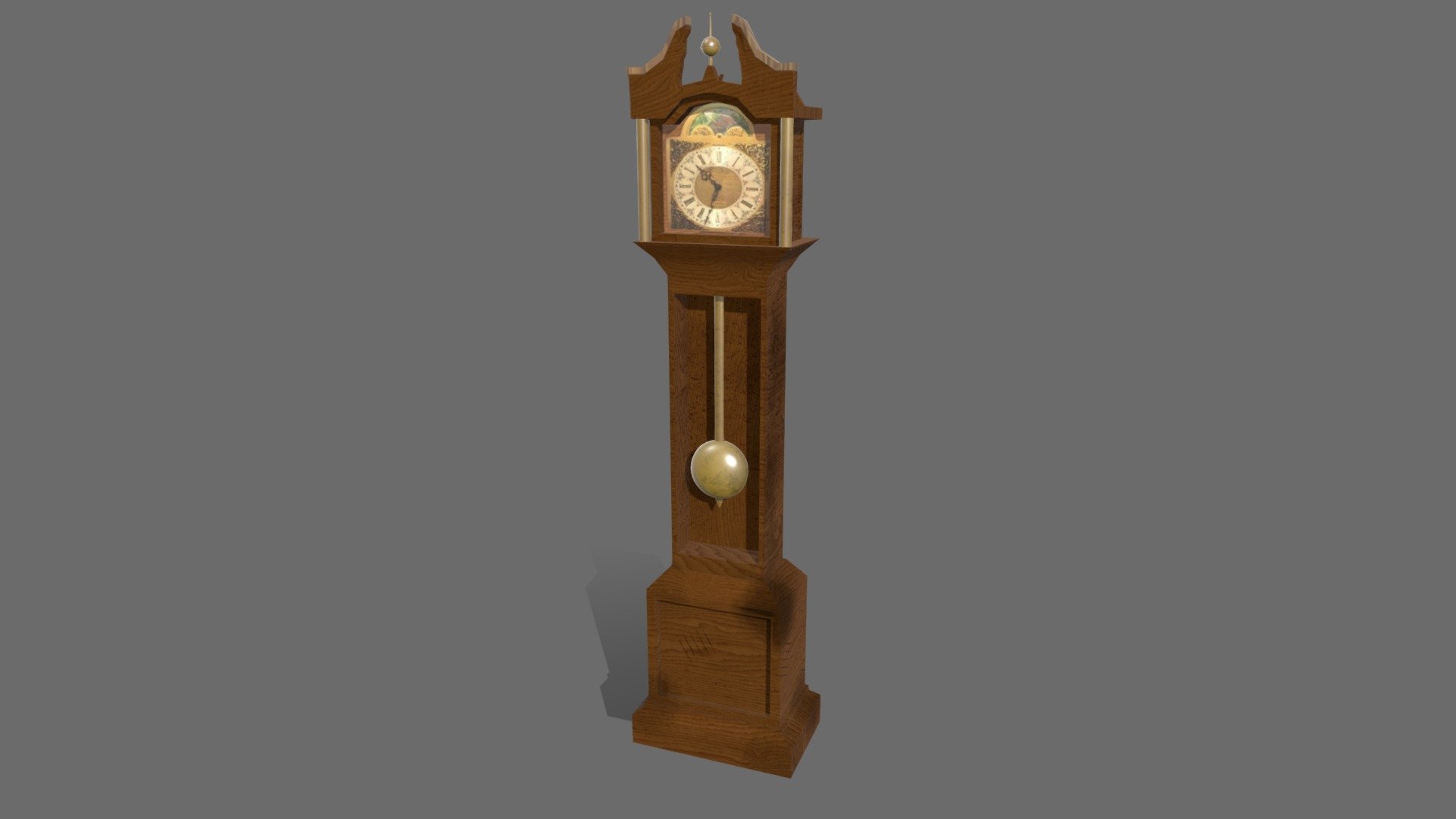 Grandpa Old Clock - 3D model by AshleyHall12345 [7eed050] - Sketchfab