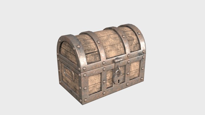 Treasure Chest 3D Model
