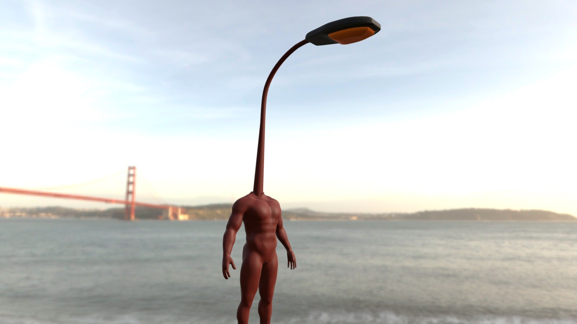 Bodybuilder Light Head