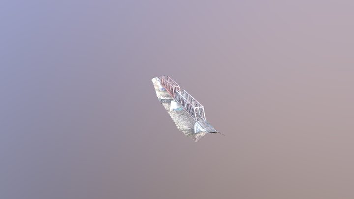 Most kolejowy na Gostynce 3D Model