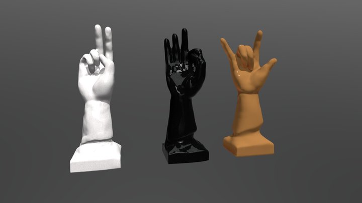 Decorative Hand 3D Model