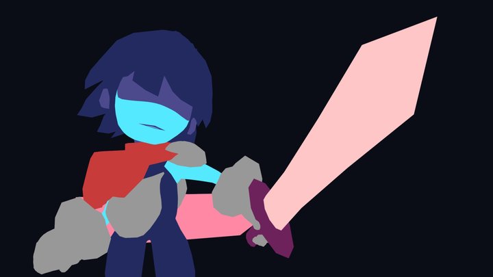 Kris (DeltaRune) 3D Model