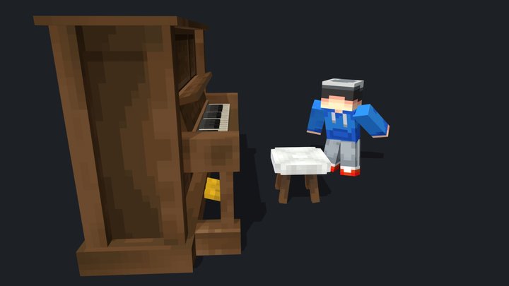 Piano 3D Model