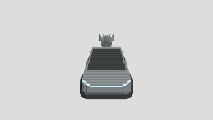 Voxel Car - 10 3D Model