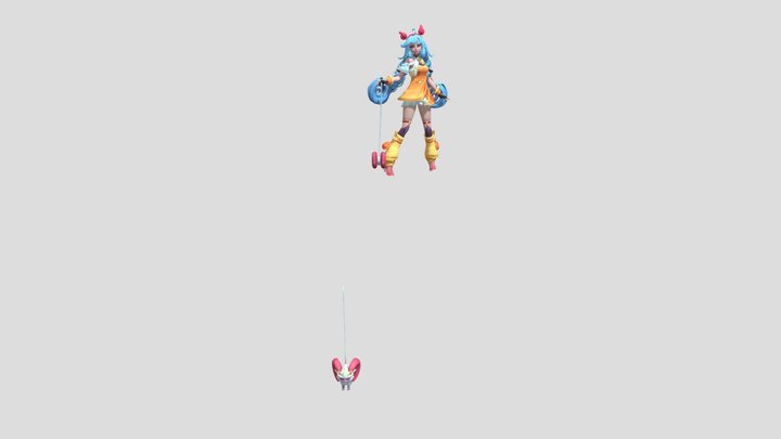 new_hero_cici__mobile_legends__by_risqi26_dgdzsr 3D Model