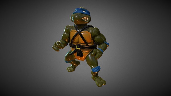 Teenage Mutant Ninja Turtles - Leonardo 3D Scan 3D Model