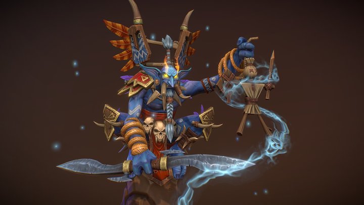 Heroes Of The Storm Character Model - Colaboratory