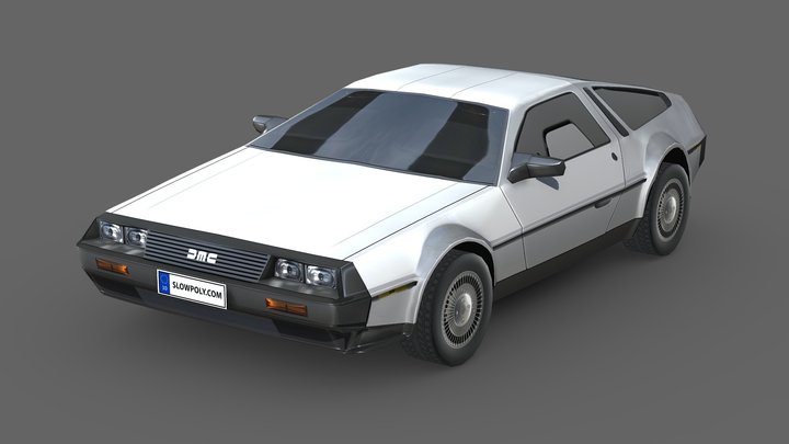 DeLorean DMC-12 1981 3D Model