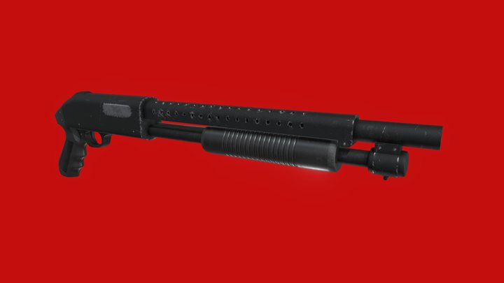 Persuader Shotgun 3D Model