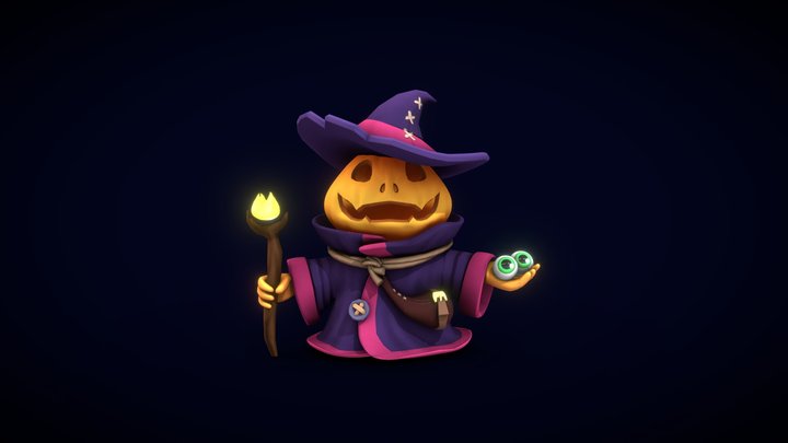Pumpkin Man 3D Model