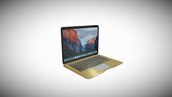 MacBook Air 3D Model