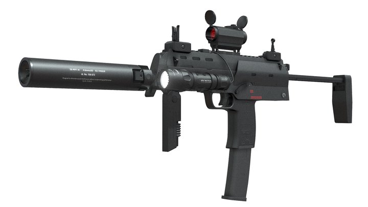 MP7 A1 Model 3D Model