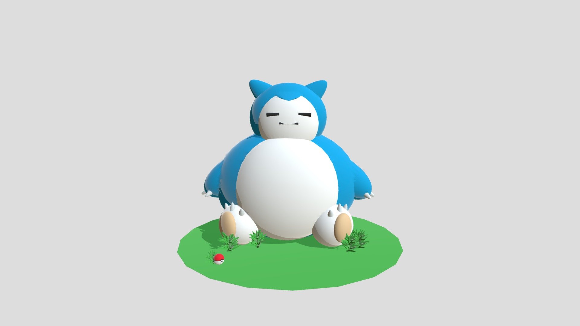 Snorlax - Download Free 3D model by nicky_ole [7ef6052] - Sketchfab