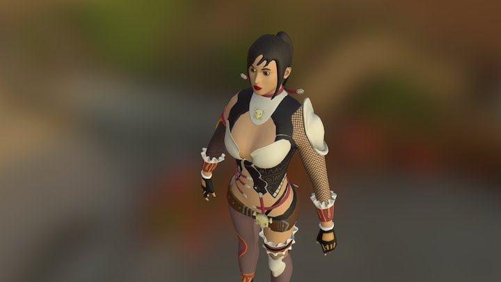 Personagem Final 3D Model