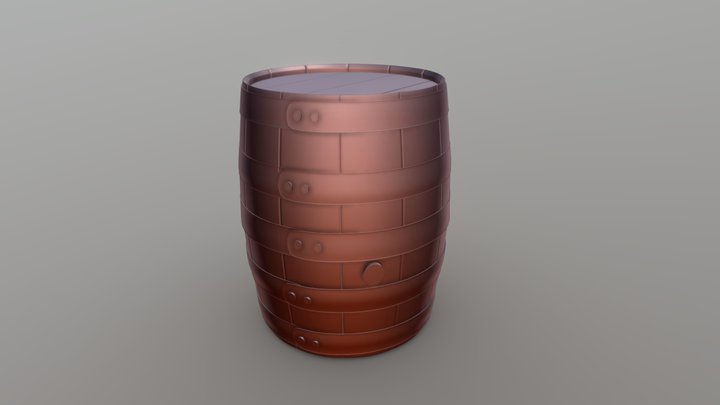 Basic Barrel 3D Model