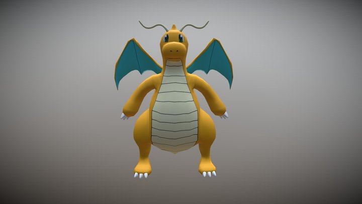Dragonite 3D Model