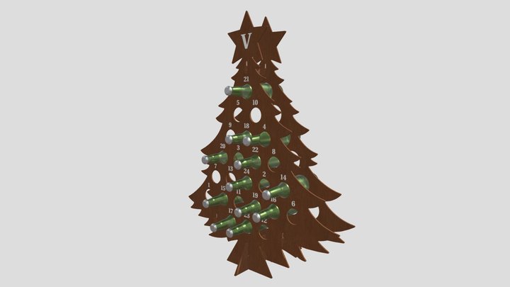 Christmas-beer-calendar 3D Model