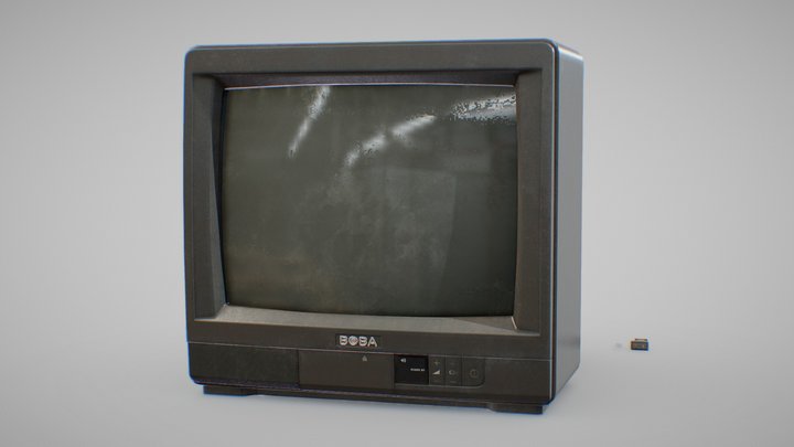 90s Tv 3D Model