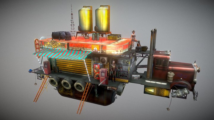 Flying food truck