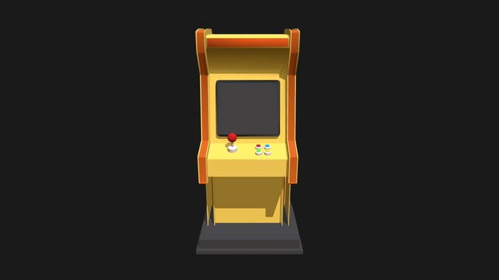 Electronic game machine 3D Model