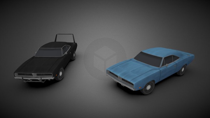 1969 Dodge Charger 3D Model
