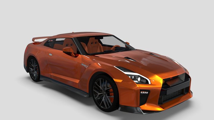 Nissan GTR R35 2017 3D Model