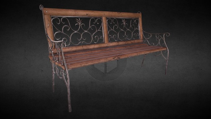Funky Bench! 3D Model