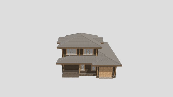 Дом сборка 3D Model