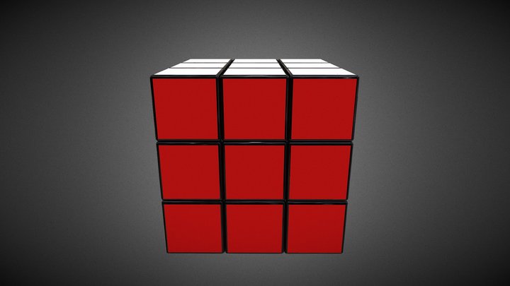 Rubik's Cube 3D Model