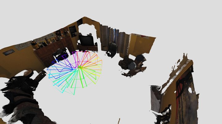 My living room while living in Cork, 2006 3D Model
