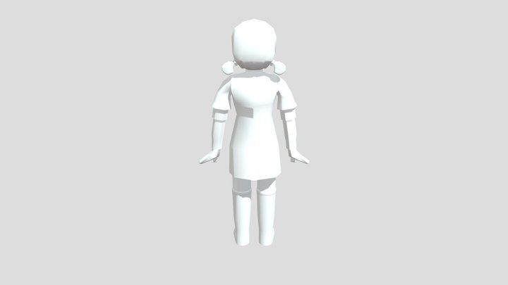 Squid Game Doll 3D Model