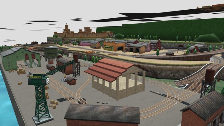 Ulfstead Castle 3D Model