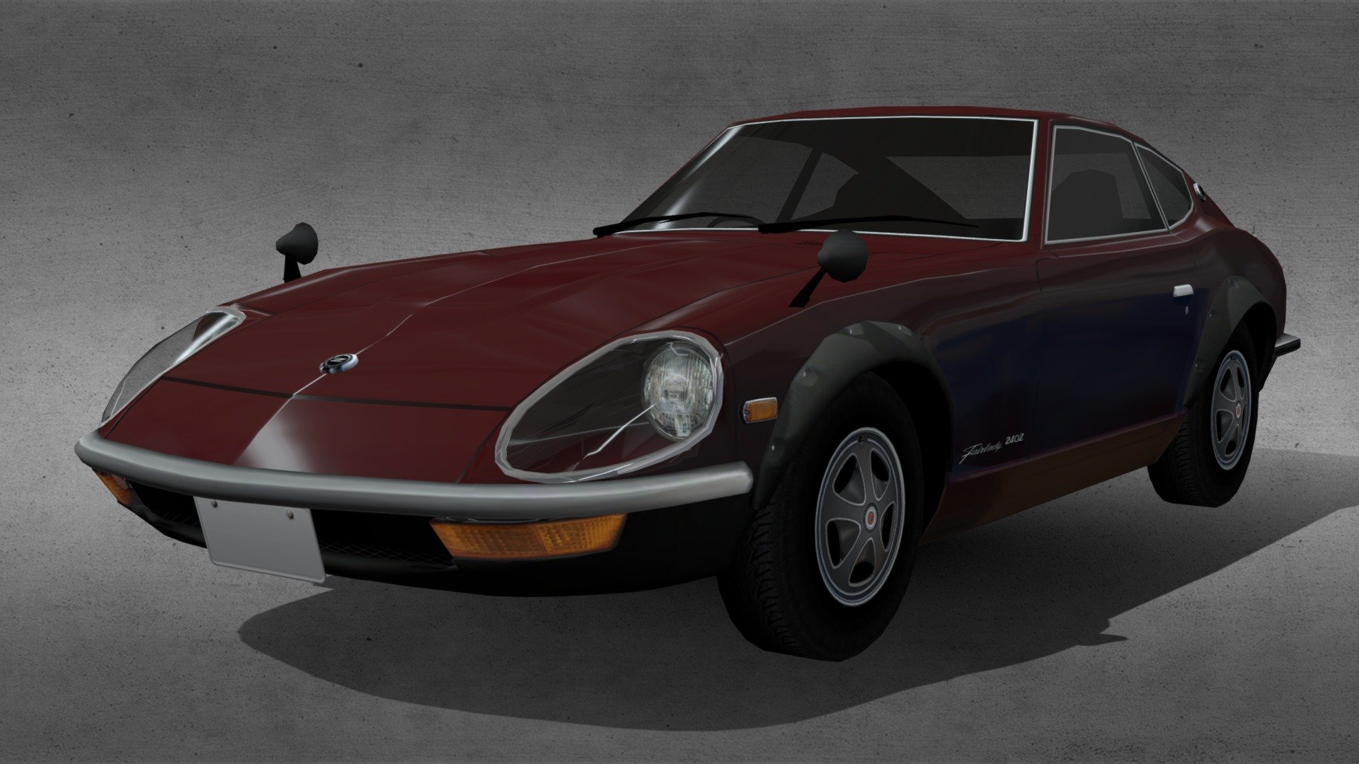 1971 Nissan Fairlady 240ZG (HS30) - Download Free 3D model by SIU
