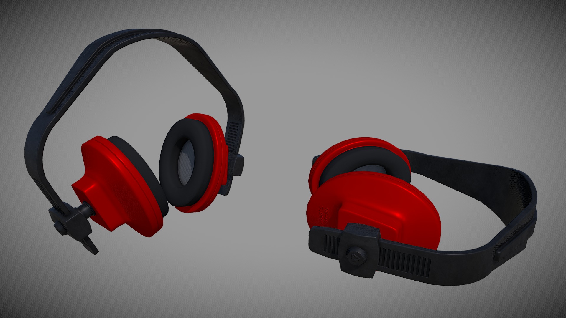 3D model Antinoise Headphones - This is a 3D model of the Antinoise Headphones. The 3D model is about logo.