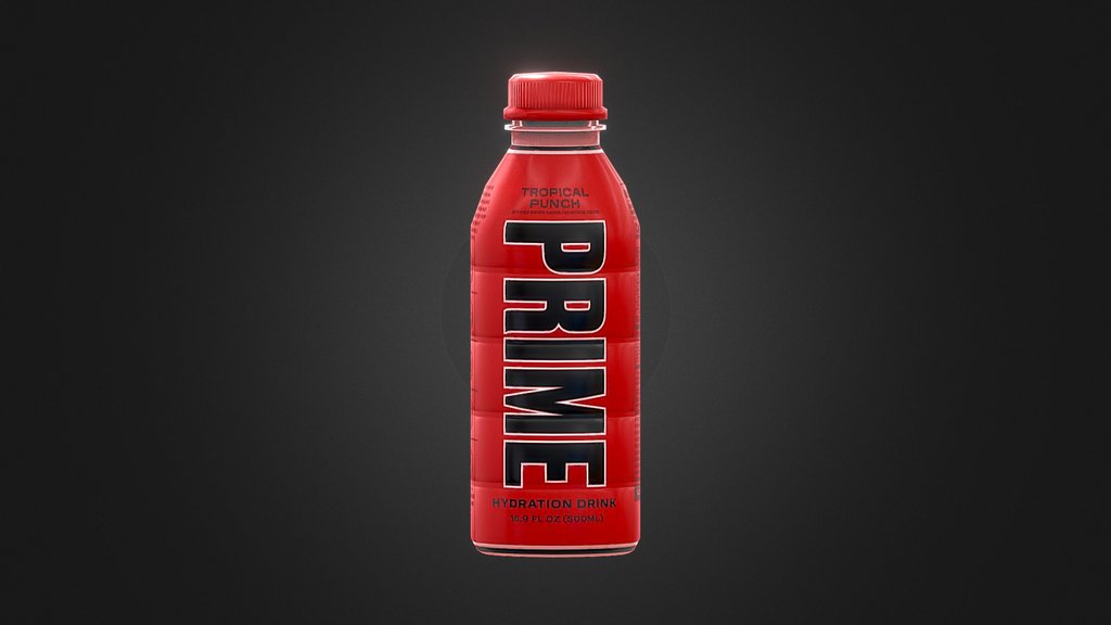 Prime Bottle | Tropical Punch | Gameready | Free
