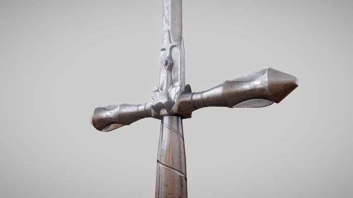 Estoc Sword 3D Model