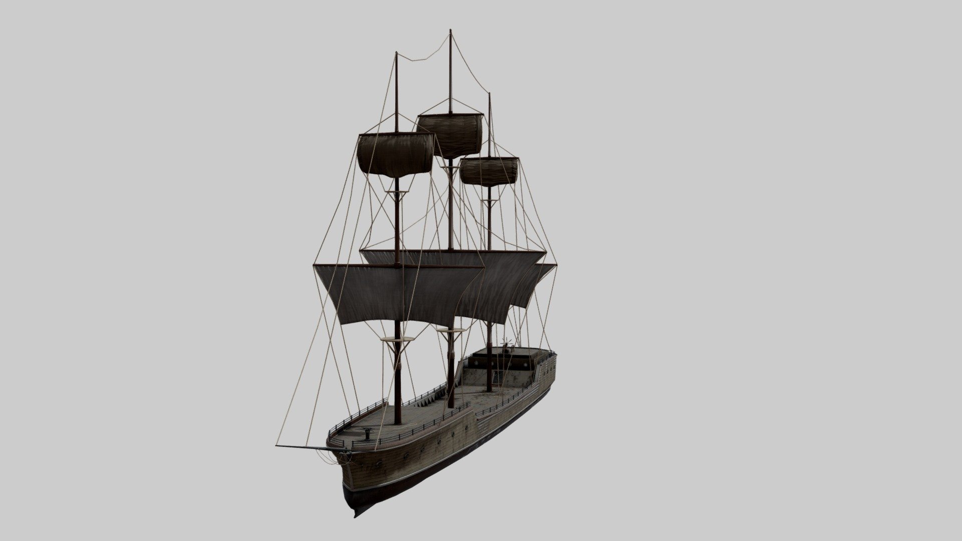 16th Century Sailing Ship - 3D model by FNG (@FirstNG) [7f04690 ...